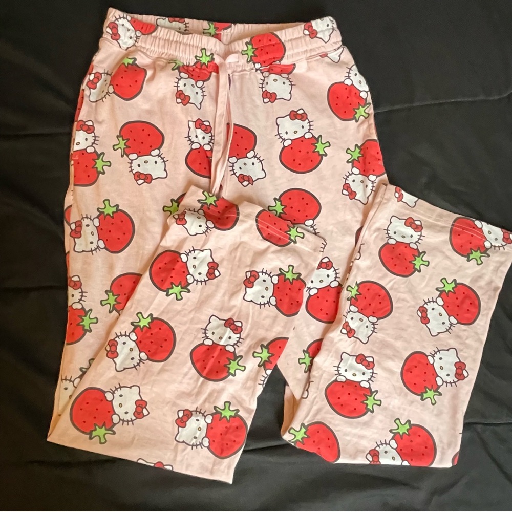 Sanrio Hello Kitty Strawberry Pajama Pants